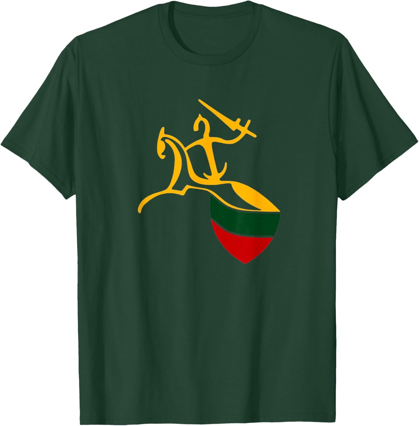 Vytis Karys - Vytis Power by Lithuanian Strong T-Shirt - T-Shirt | Forest