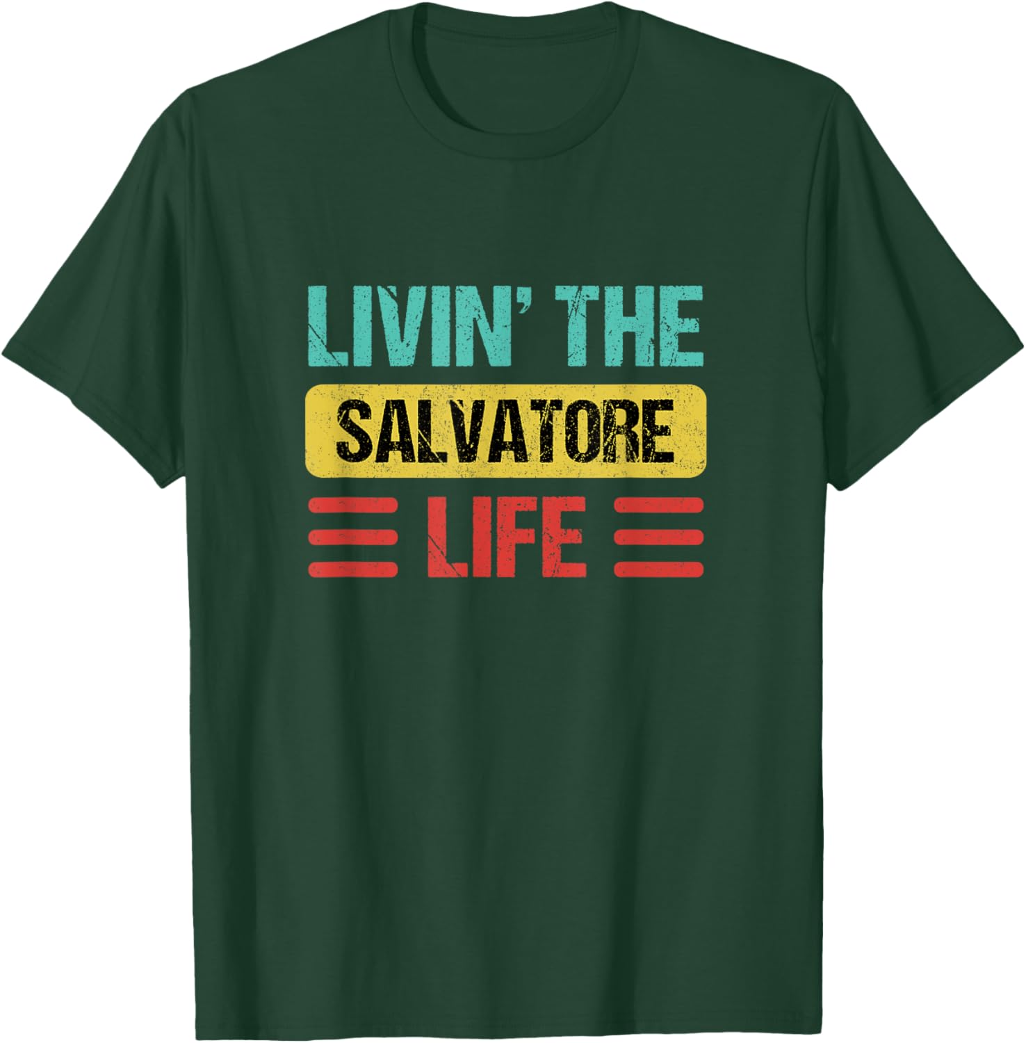 Salvatore Name T-Shirt - T-Shirt | Forest