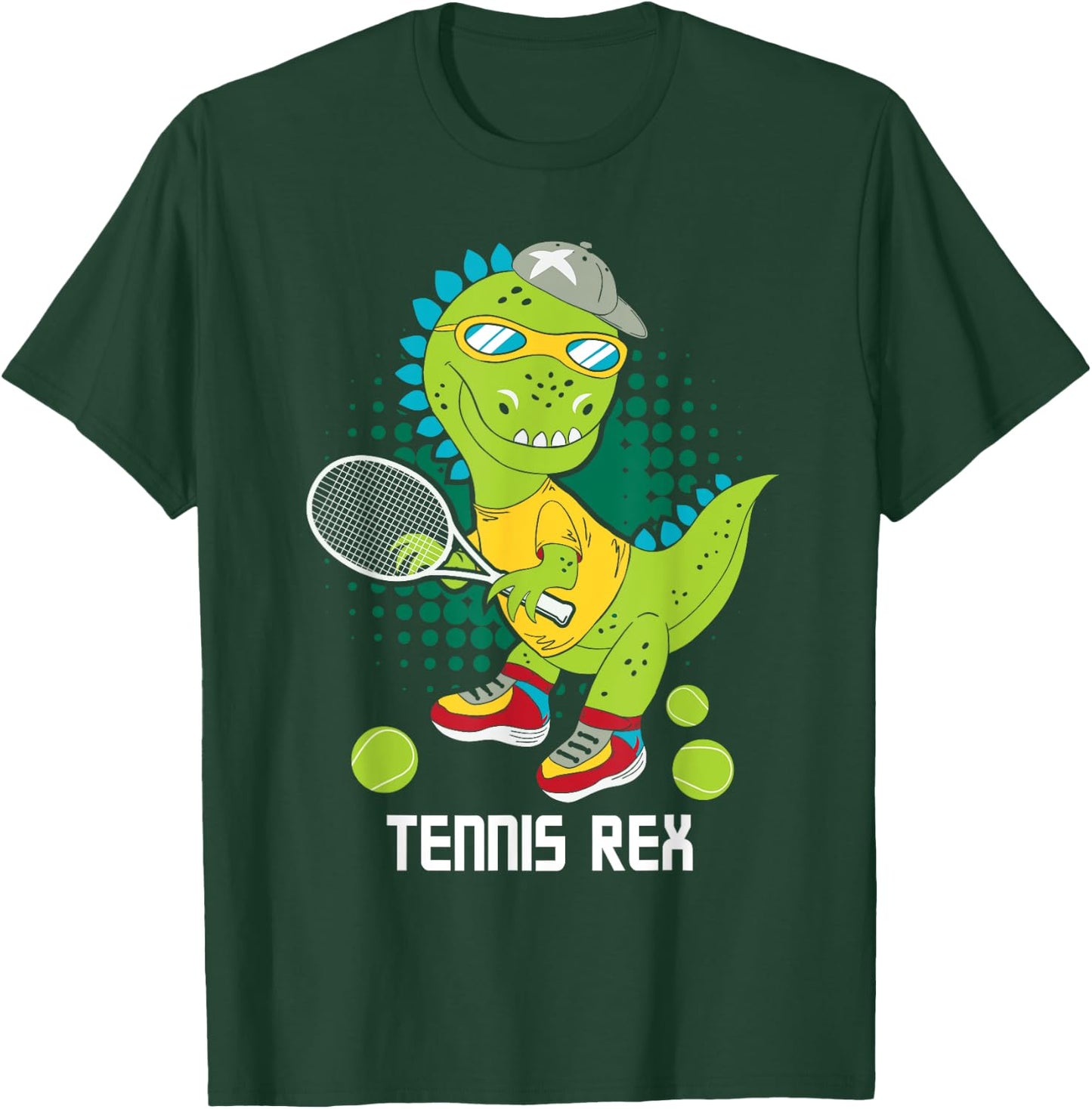 Tennis Rex - Sports Lover Tournament Player T-Shirt - T-Shirt | Forest