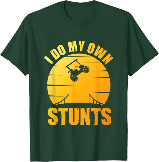 Best Golf Cart Art Women Kids Golf Cart Driver T-Shirt - T-Shirt | Forest
