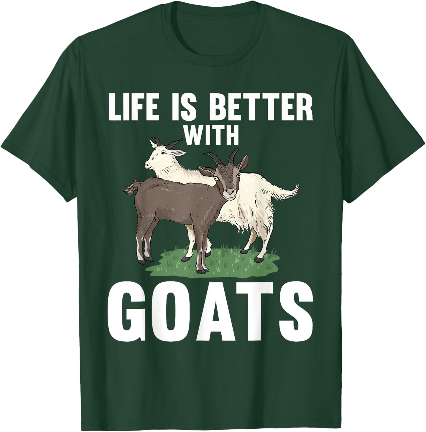Cool Goats Women Goat Whisperer Nubian Animal Farmer T-Shirt - T-Shirt | Forest