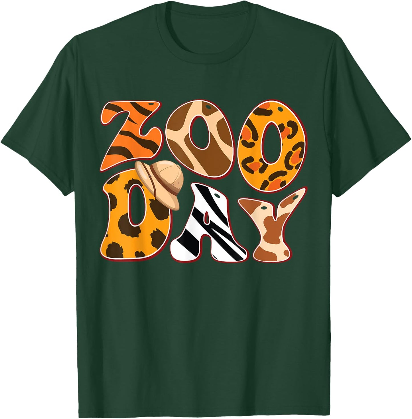 Zoo Day Family First Zoo Field Trip Safari Squad Matching T-Shirt - T-Shirt | Forest