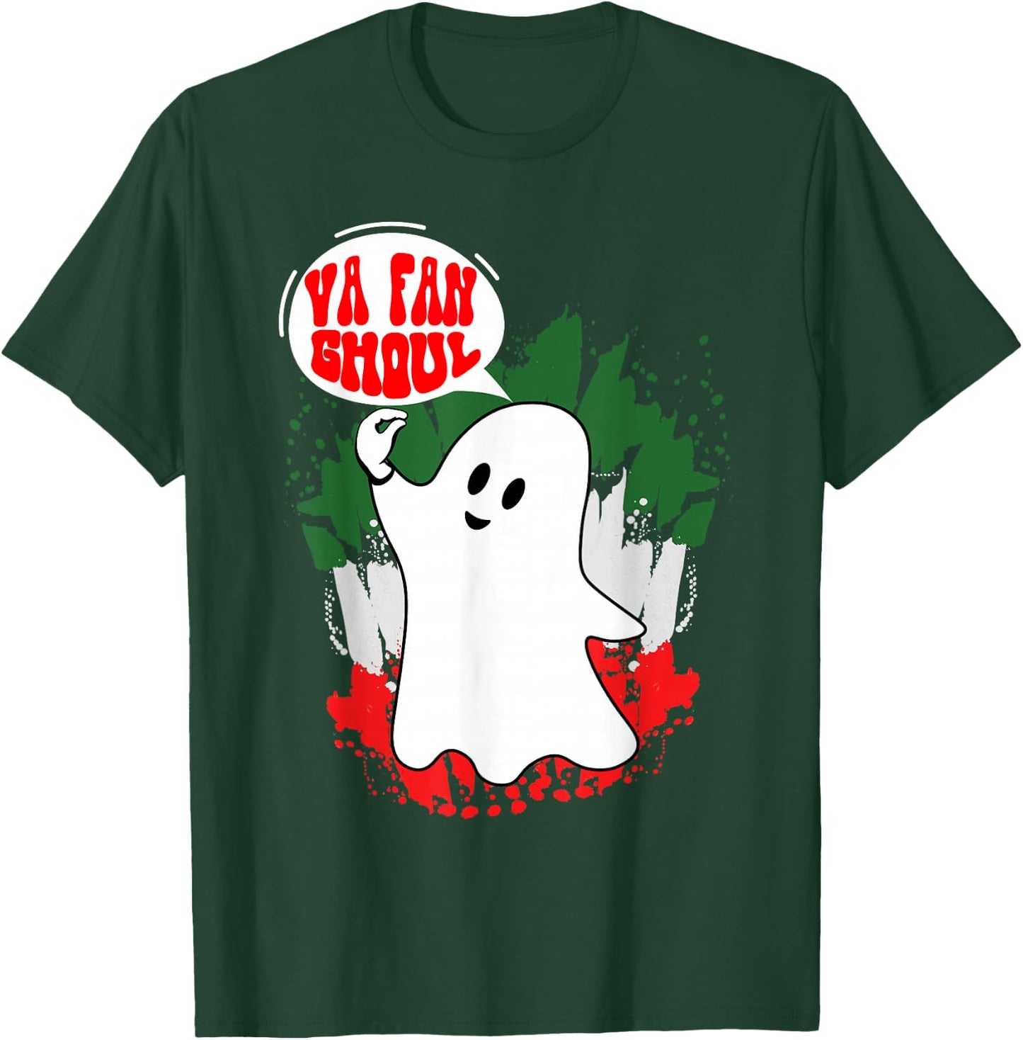 Va Fan Ghoul Women Italian Funny Halloween Ghost T-Shirt - T-Shirt | Forest