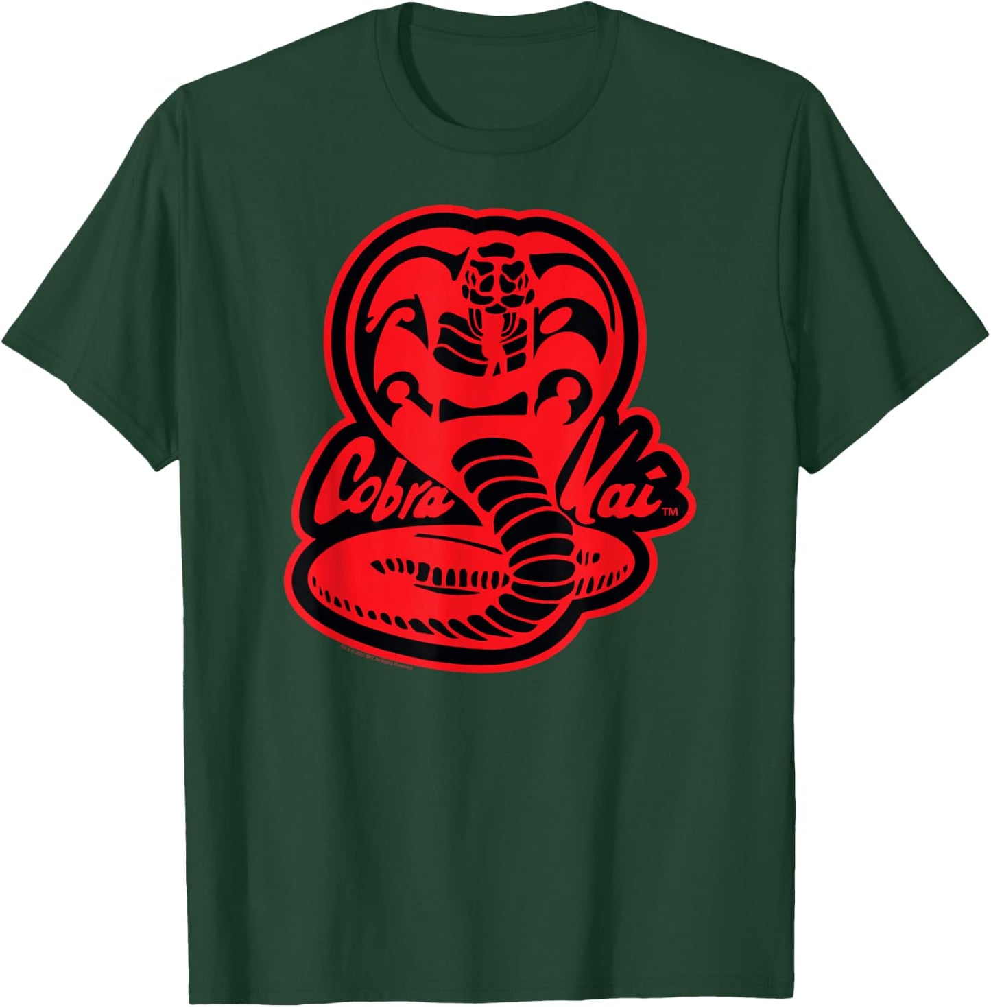 Cobra Kai Red and Black Cobra Logo TV Show T-Shirt - T-Shirt | Forest
