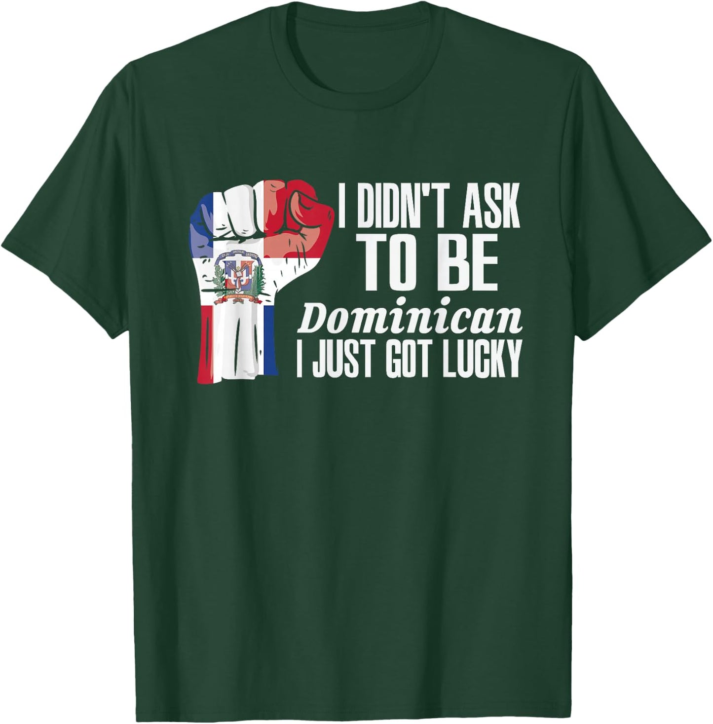 Dominican Dominican Republic Flag Grown Roots Patriot T-Shirt - T-Shirt | Forest