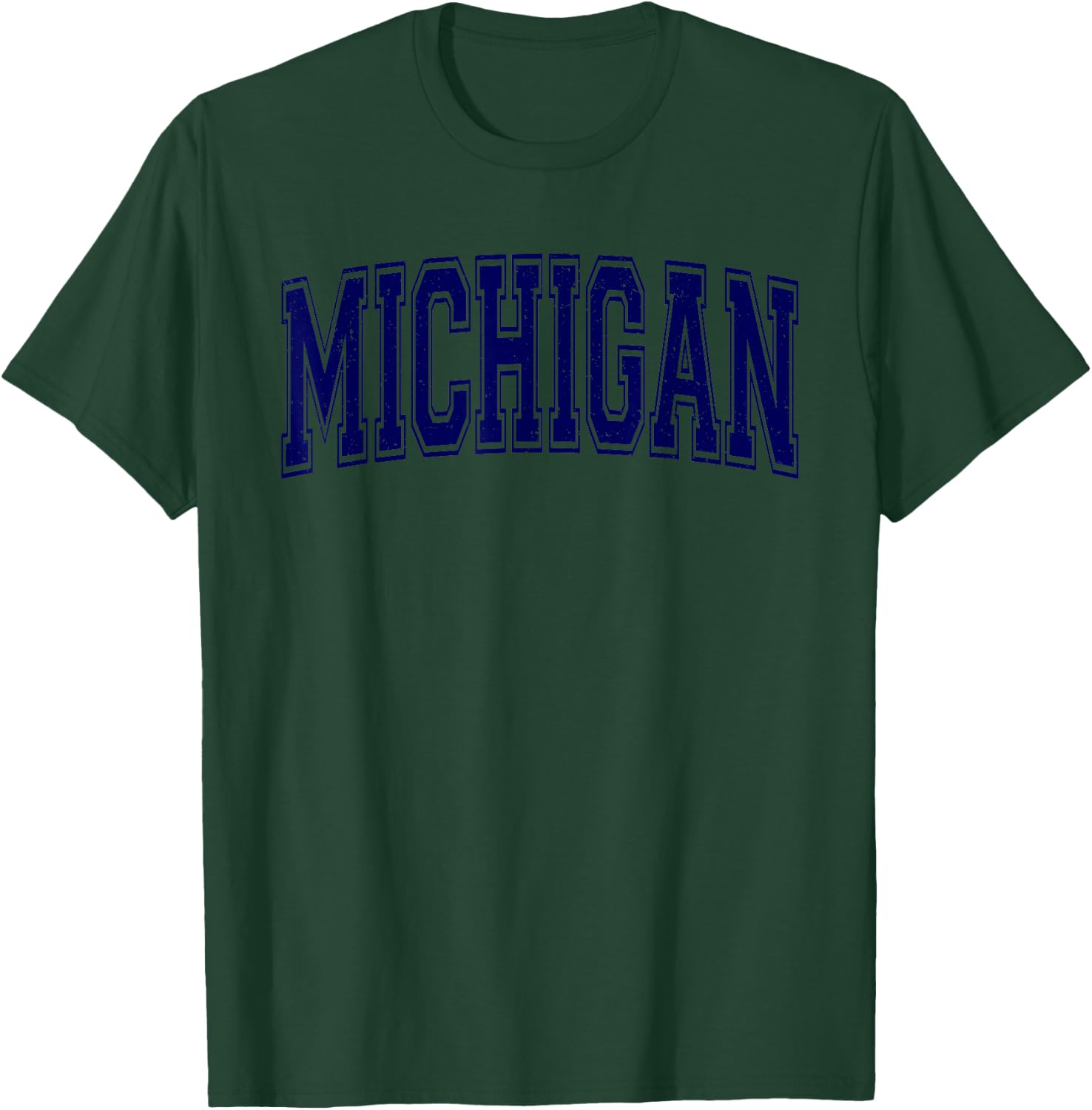 Michigan Varsity Sports Athletic Jersey Style T-Shirt - T-Shirt | Forest