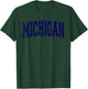 Michigan Varsity Sports Athletic Jersey Style T-Shirt - T-Shirt | Forest