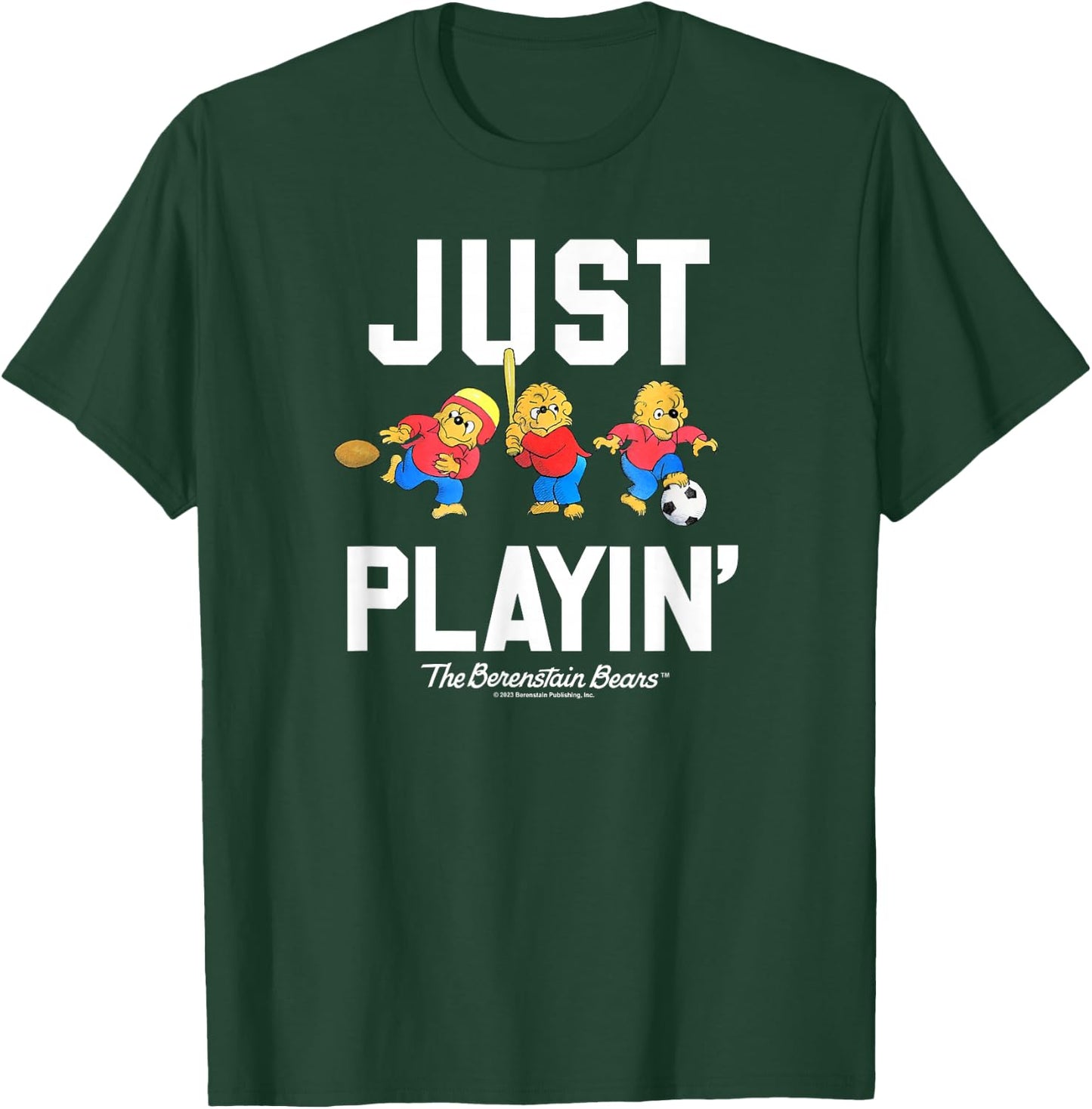 The Berenstain Bears The Berenstain Bears Just Playin T-Shirt - T-Shirt | Forest