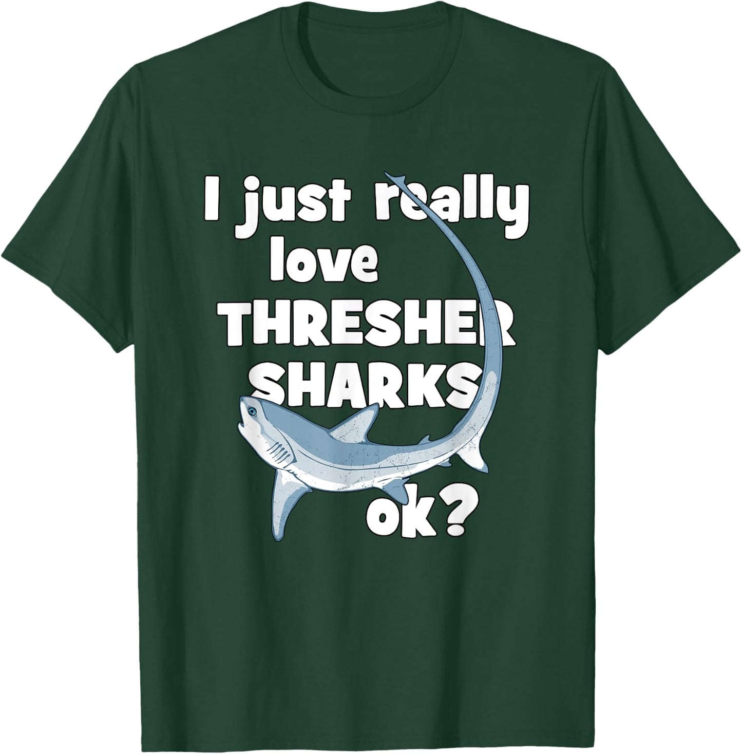 Cute Thresher Shark T-Shirt - T-Shirt | Forest
