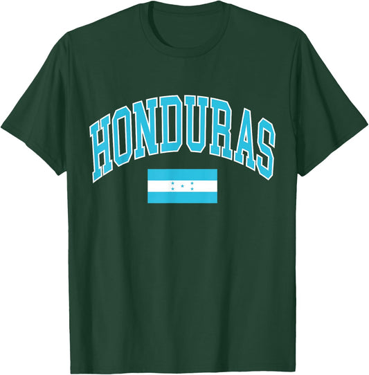 Honduras Flag T-Shirt - T-Shirt | Forest