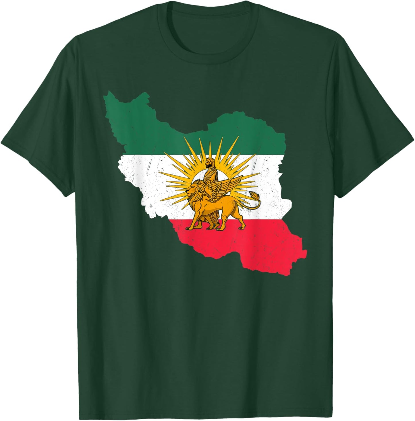 Shir o Khorshid Iran Persia Persian Fars Iranian Lion T-Shirt - T-Shirt | Forest