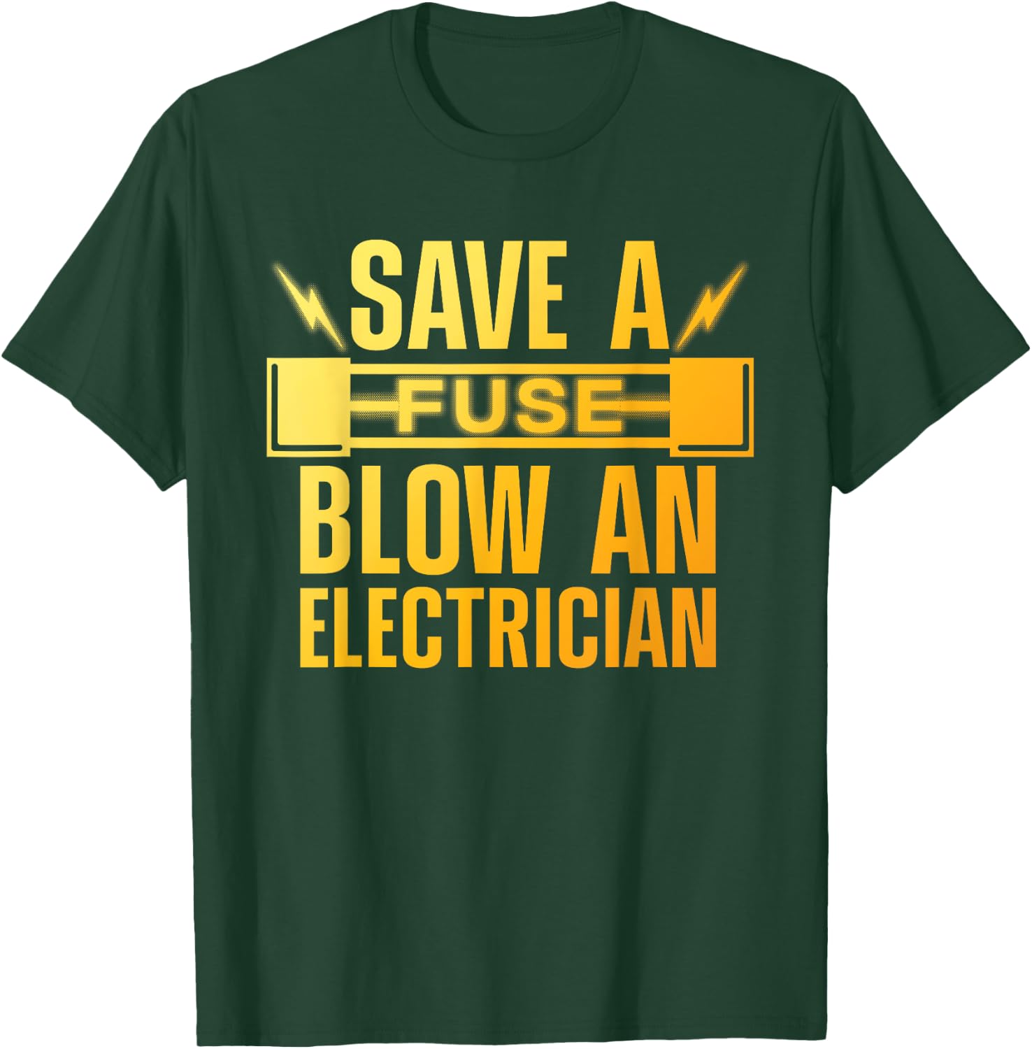 Funny Electrician Art Men Women Electrical Fuse Electrician T-Shirt - T-Shirt | Forest