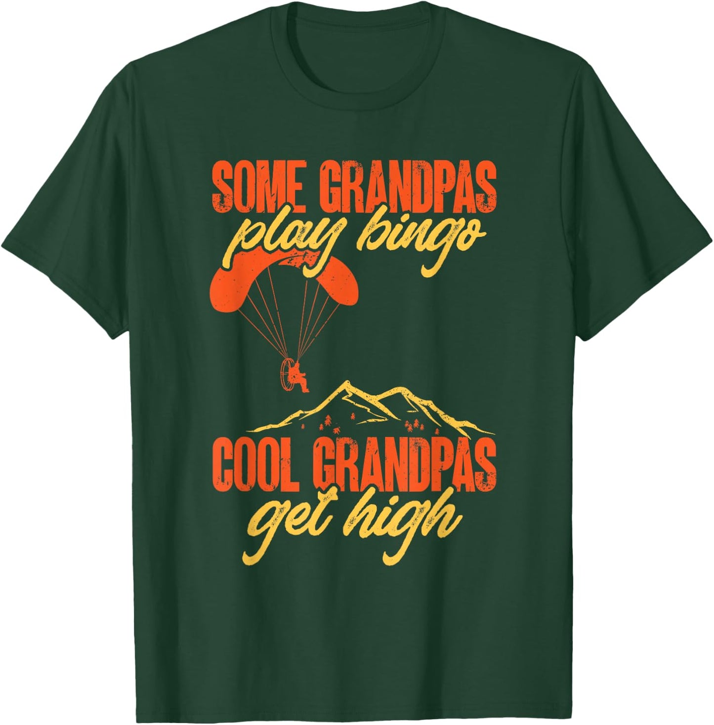 Parasol Flying Motorised Paraglider T-Shirt - T-Shirt | Forest