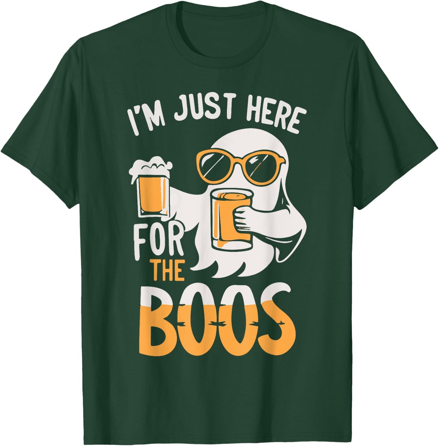 I'm Just Here for the Boos Halloween Party T-Shirt - T-Shirt | Forest