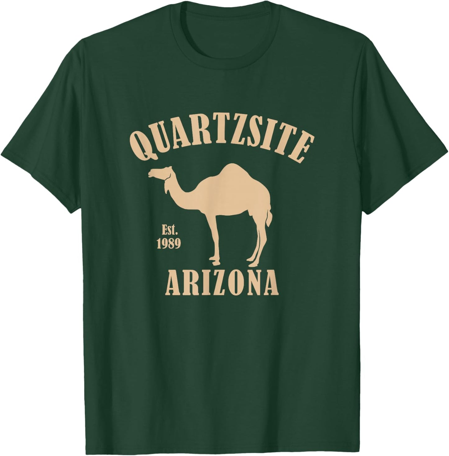 QUARTZSITE ARIZONA CAMEL Design T-Shirt - T-Shirt | Forest