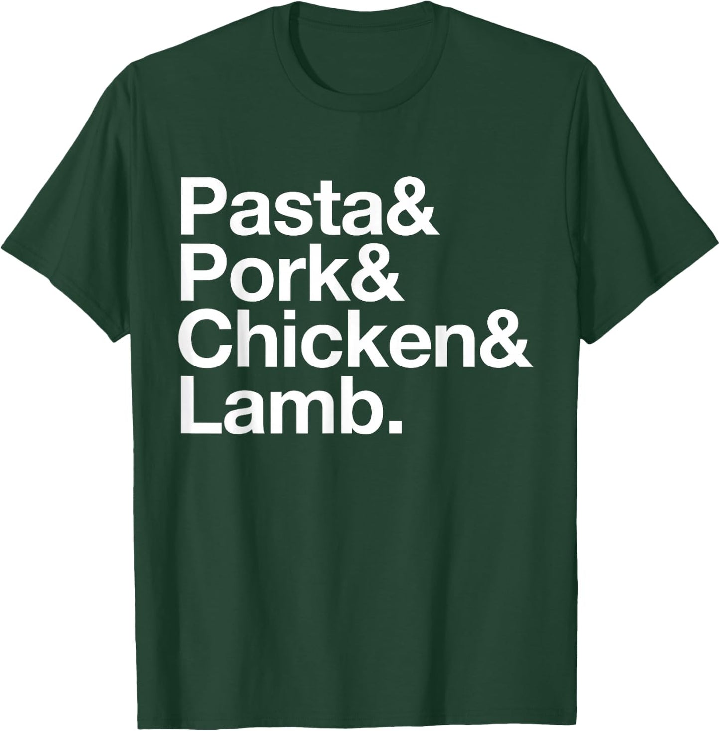 The Art of Pasta, Pork, Chicken & Lamb T-Shirt - T-Shirt | Forest