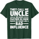 Funny Uncle Design For Uncle Men Uncle Partner In Crime T-Shirt - T-Shirt | Forest