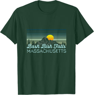 Bash Bish Falls Retro Clothes & Gear - Souvenir T-Shirt - T-Shirt | Forest