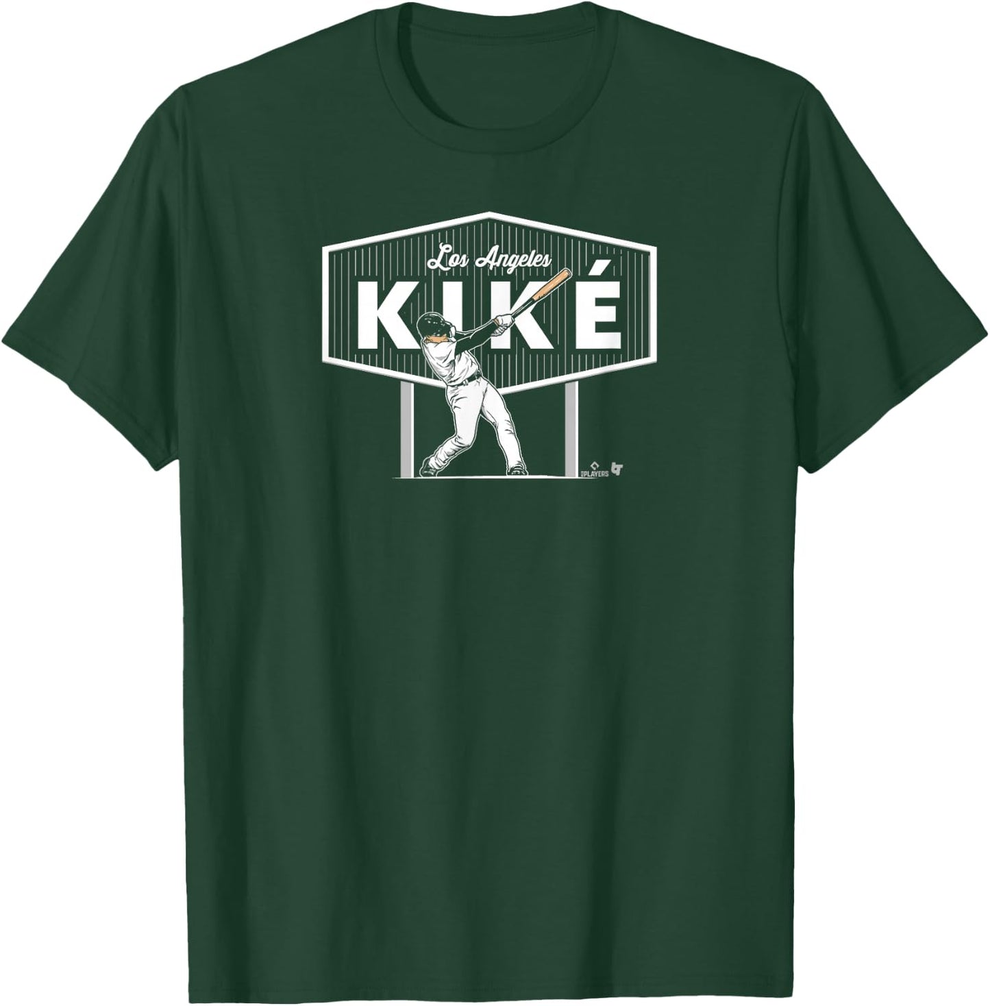 Kiké Hernandez - L.A. Kiké - Los Angeles Baseball T-Shirt - T-Shirt | Forest