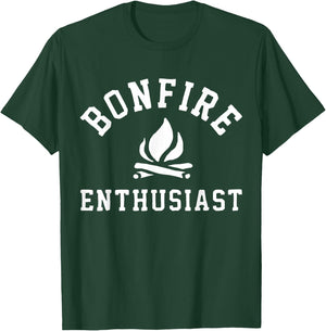 Bonfire Enthusiast Campfire Funny Camping Men Women T-Shirt - T-Shirt | Forest