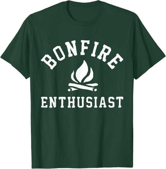 Bonfire Enthusiast Campfire Funny Camping Men Women T-Shirt - T-Shirt | Forest