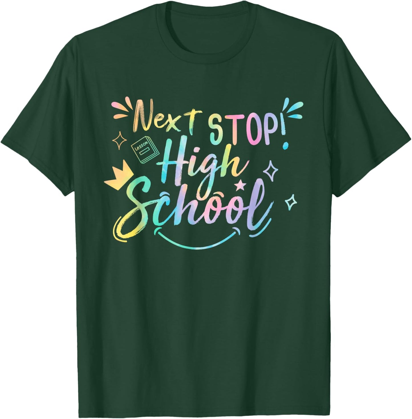 2023 Junior High School Funny Middle School Graduation T-Shirt - T-Shirt | Forest