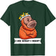 Stubborn Orangutan With Crown Animal Monkey Lover T-Shirt - T-Shirt | Forest