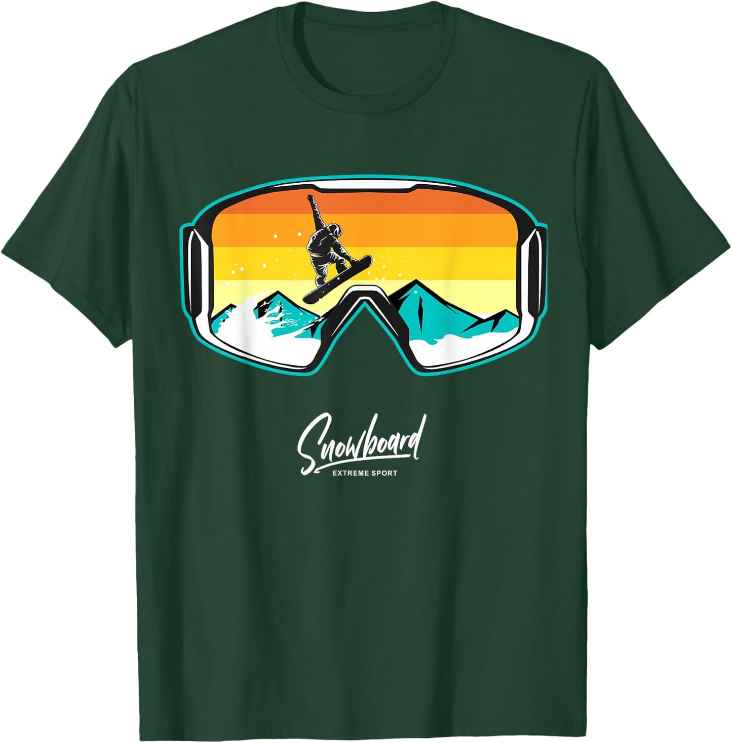 Snowboarder Snow Boarding Snowboarders T-Shirt - T-Shirt | Forest