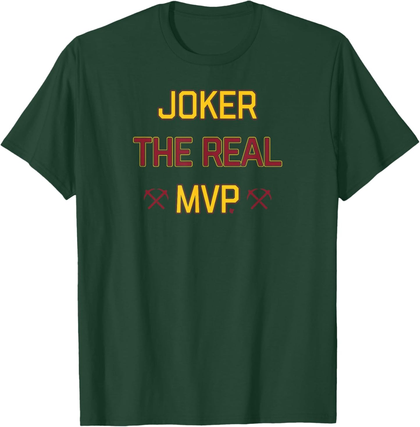 Joker: The Real MVP - Denver Basketball T-Shirt - T-Shirt | Forest