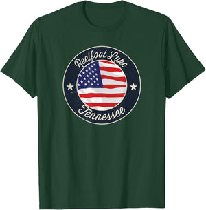 Reelfoot Lake - Patriotic Tennessee Souvenir Women Kids Men T-Shirt - T-Shirt | Forest