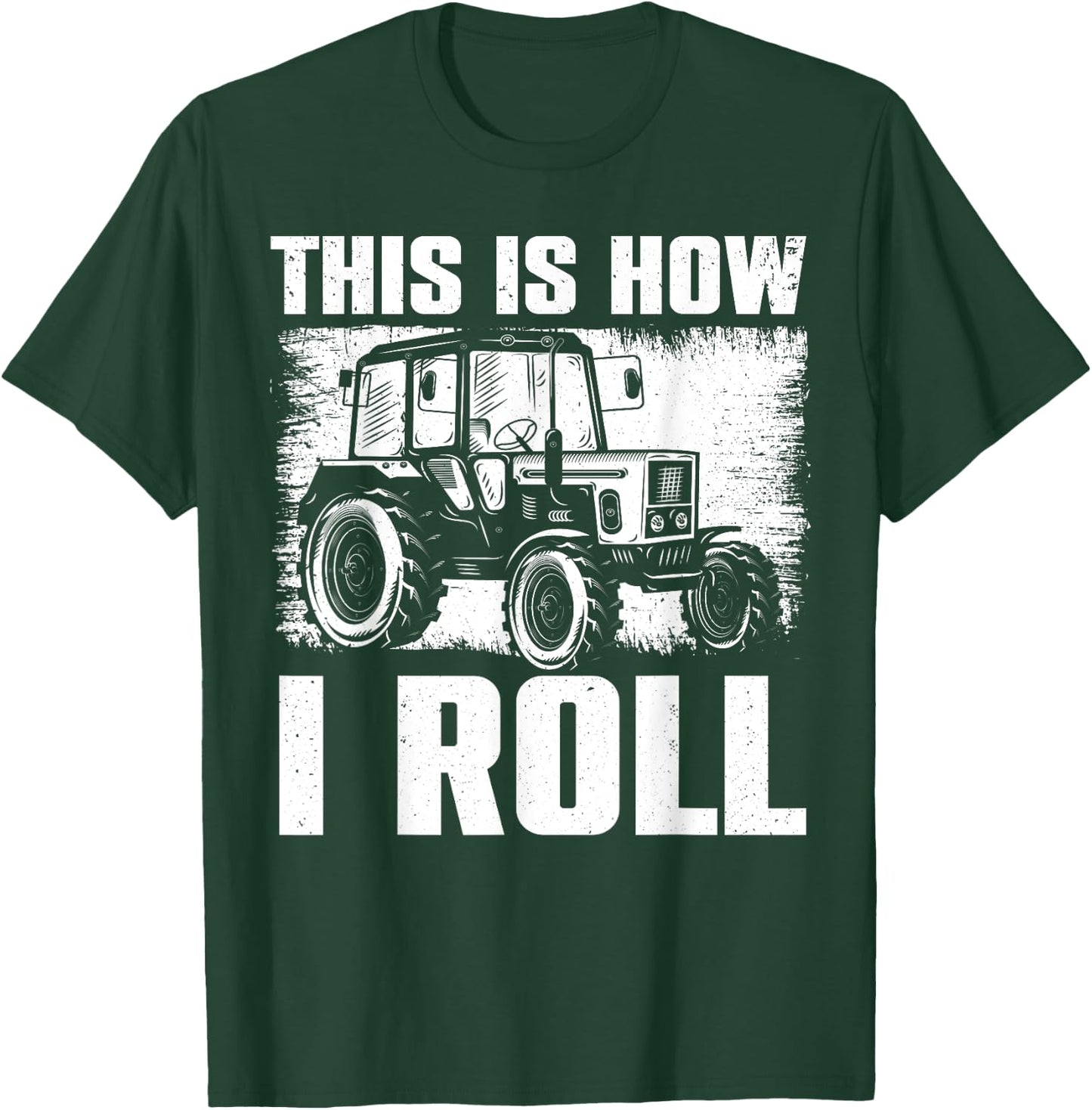 Cool Farming Tractor Art Women Tractor Lover Farmer T-Shirt - T-Shirt | Forest