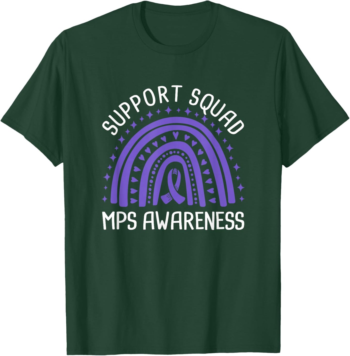 Support Squad MPS Awareness T-Shirt - T-Shirt | Forest