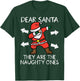 Christmas Dear Santa They Are Naughty Ones Xmas Dab Kids T-Shirt - T-Shirt | Forest