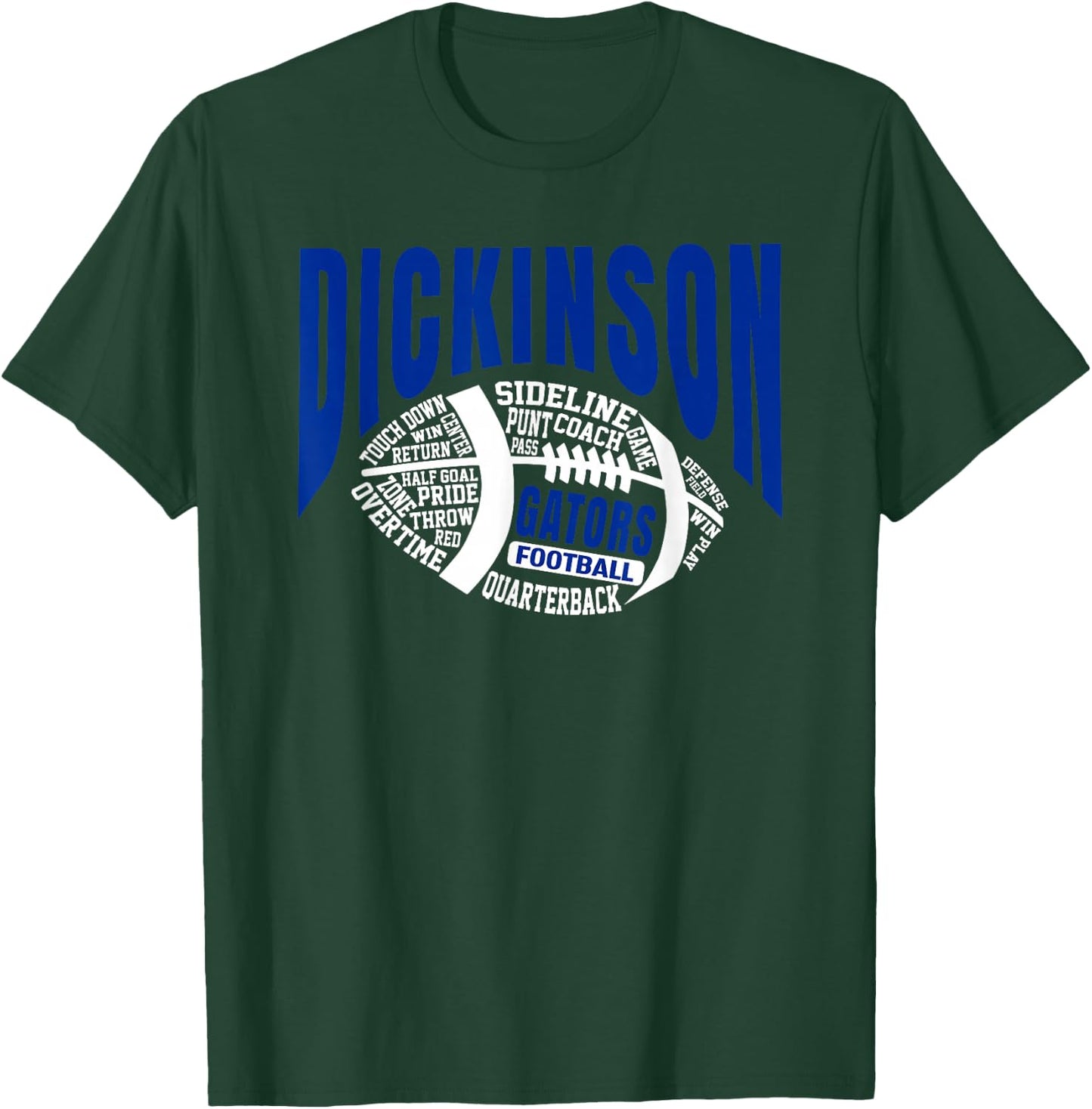 Dickinson High School - Dickinson Gators T-Shirt - T-Shirt | Forest