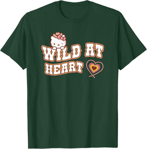 Hello Kitty Wild At Heart T-Shirt - T-Shirt | Forest