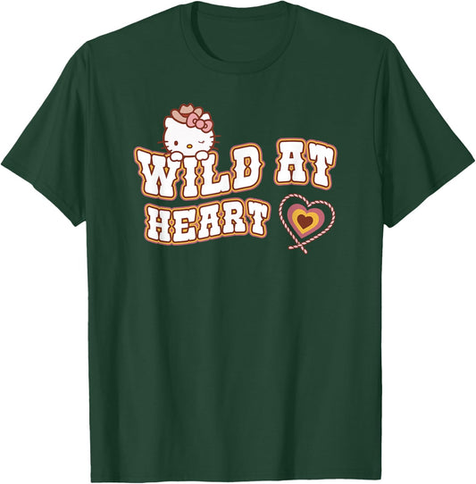 Hello Kitty Wild At Heart T-Shirt - T-Shirt | Forest