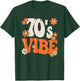70s Vibe Costume 70s Party Outfit Groovy Hippie Peace Retro T-Shirt - T-Shirt | Forest
