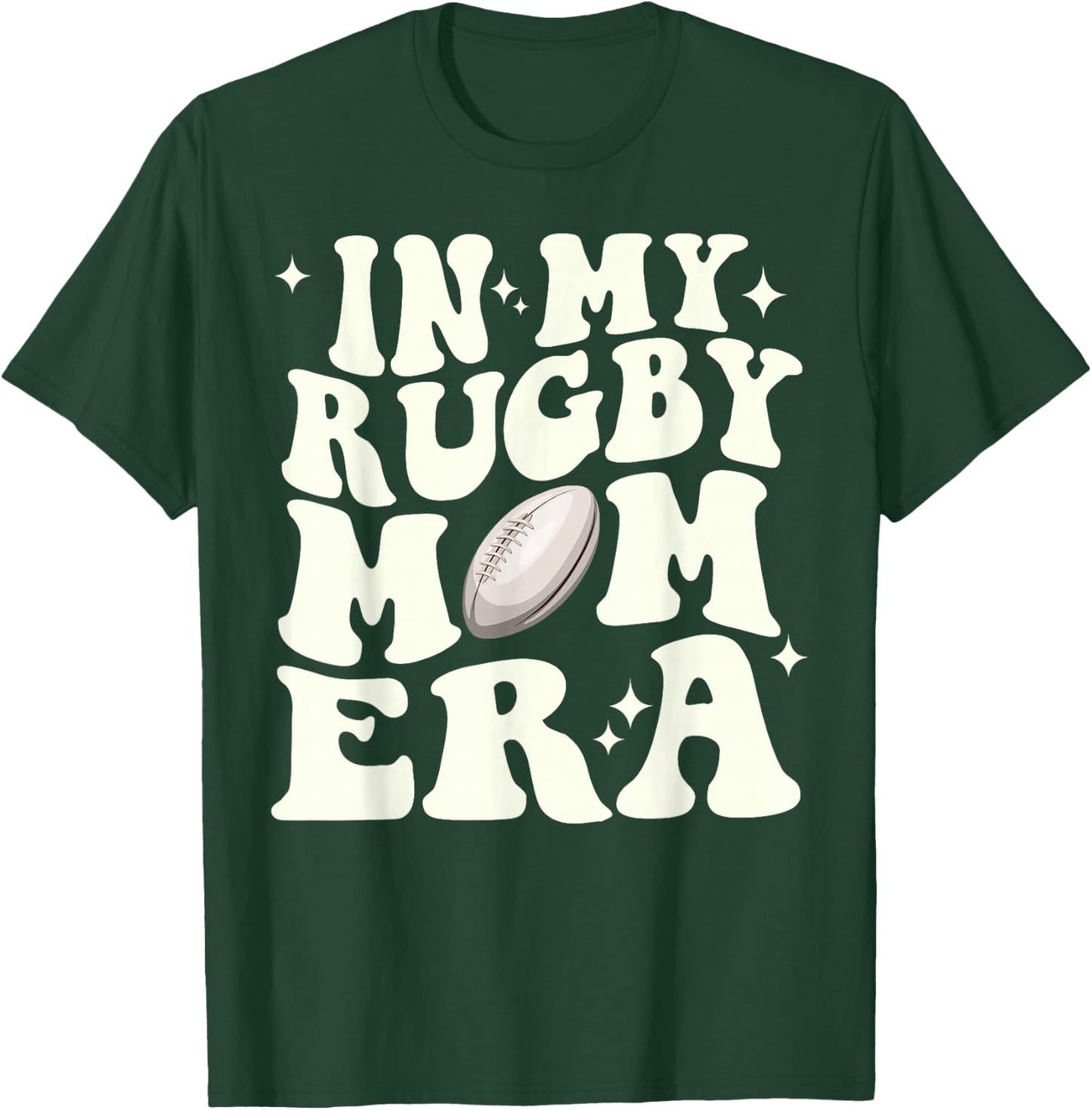In my rugby mom era T-Shirt - T-Shirt | Forest
