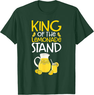 Lemon Citrus Juice Men Funny King Of The Lemonade Stand T-Shirt - T-Shirt | Forest