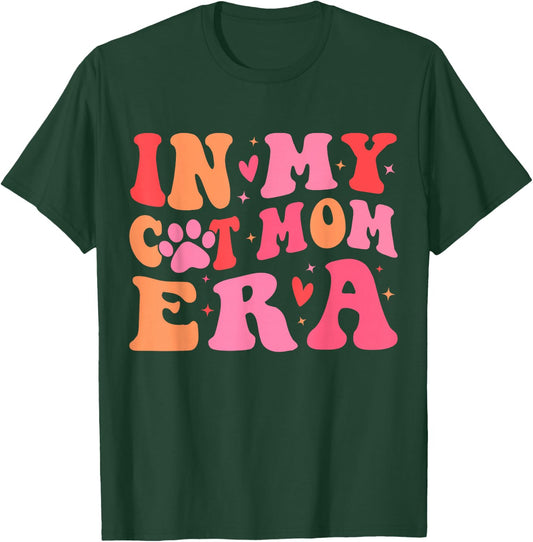 in My Cat Mom Era Cute Cat Mom T-Shirt - T-Shirt | Forest