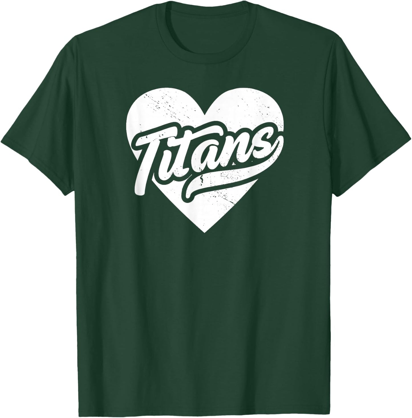 Vintage Titans School Spirit Go Titans Love T-Shirt - T-Shirt | Forest