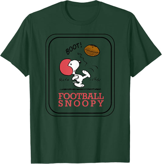 Peanuts - Football Snoopy T-Shirt - T-Shirt | Forest