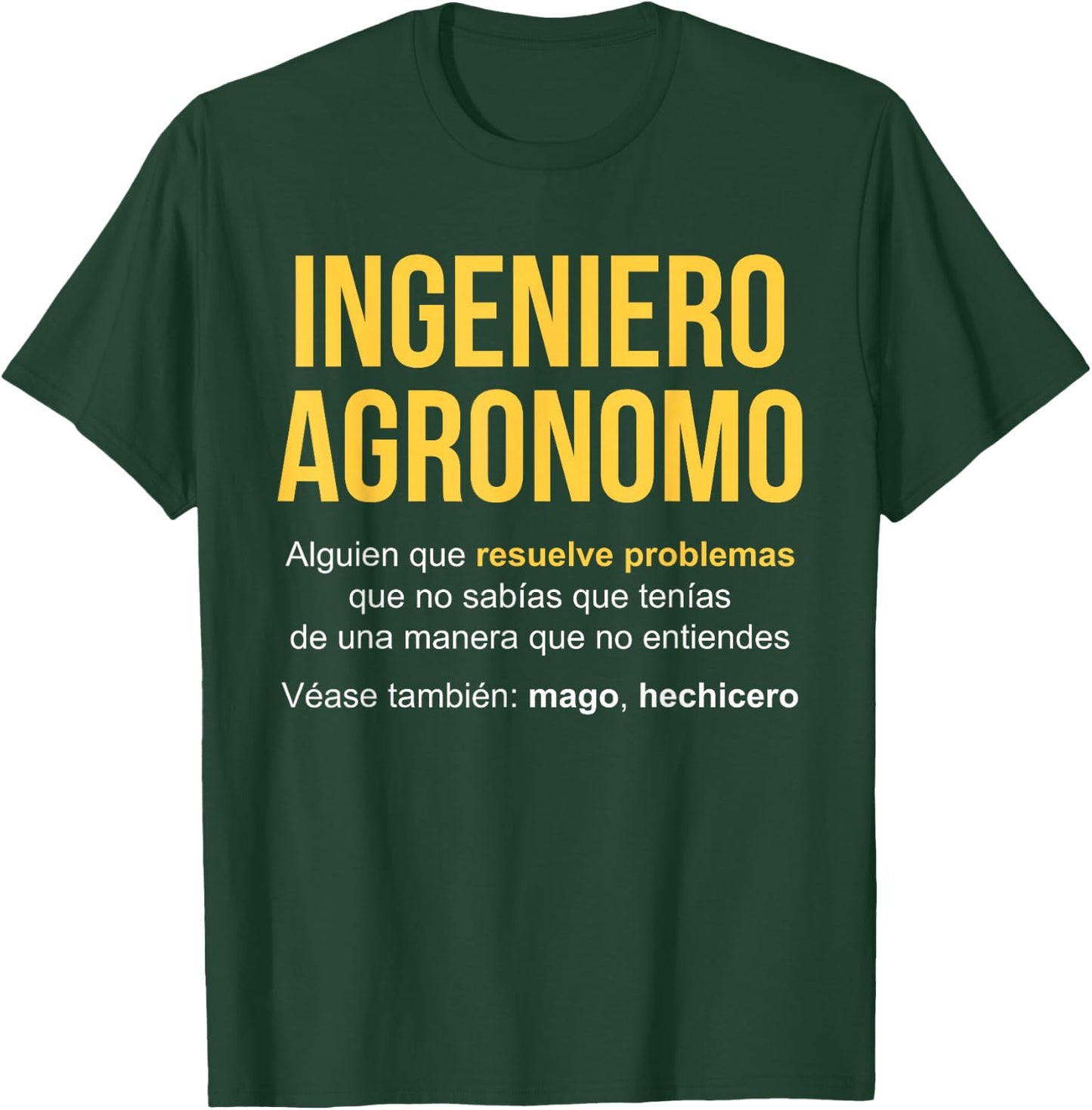 Engineer Agronome Definition | Agronom Engineer Gift T-Shirt - T-Shirt | Forest