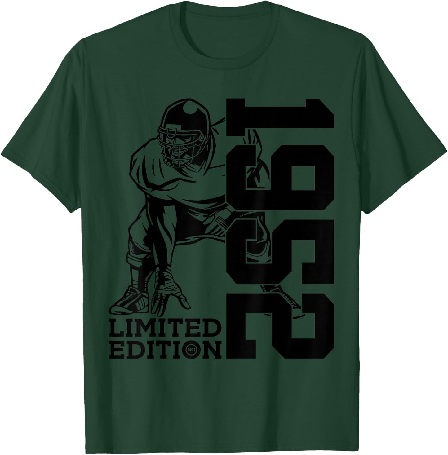 74th BIRTHDAY FOOTBALL LIMITED EDITION 1952 FOOTBALL T-Shirt - T-Shirt | Forest