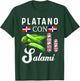 Dominicana Flag RD Dominican Republic Food Mangu Plantain T-Shirt - T-Shirt | Forest
