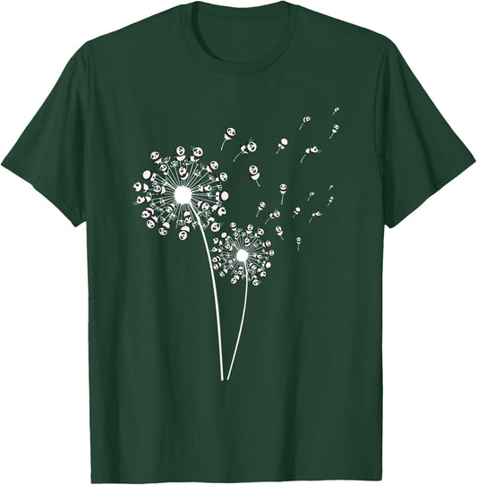 Funny Panda Dandelion Design Men Women Dandelion Panda Lover T-Shirt - T-Shirt | Forest