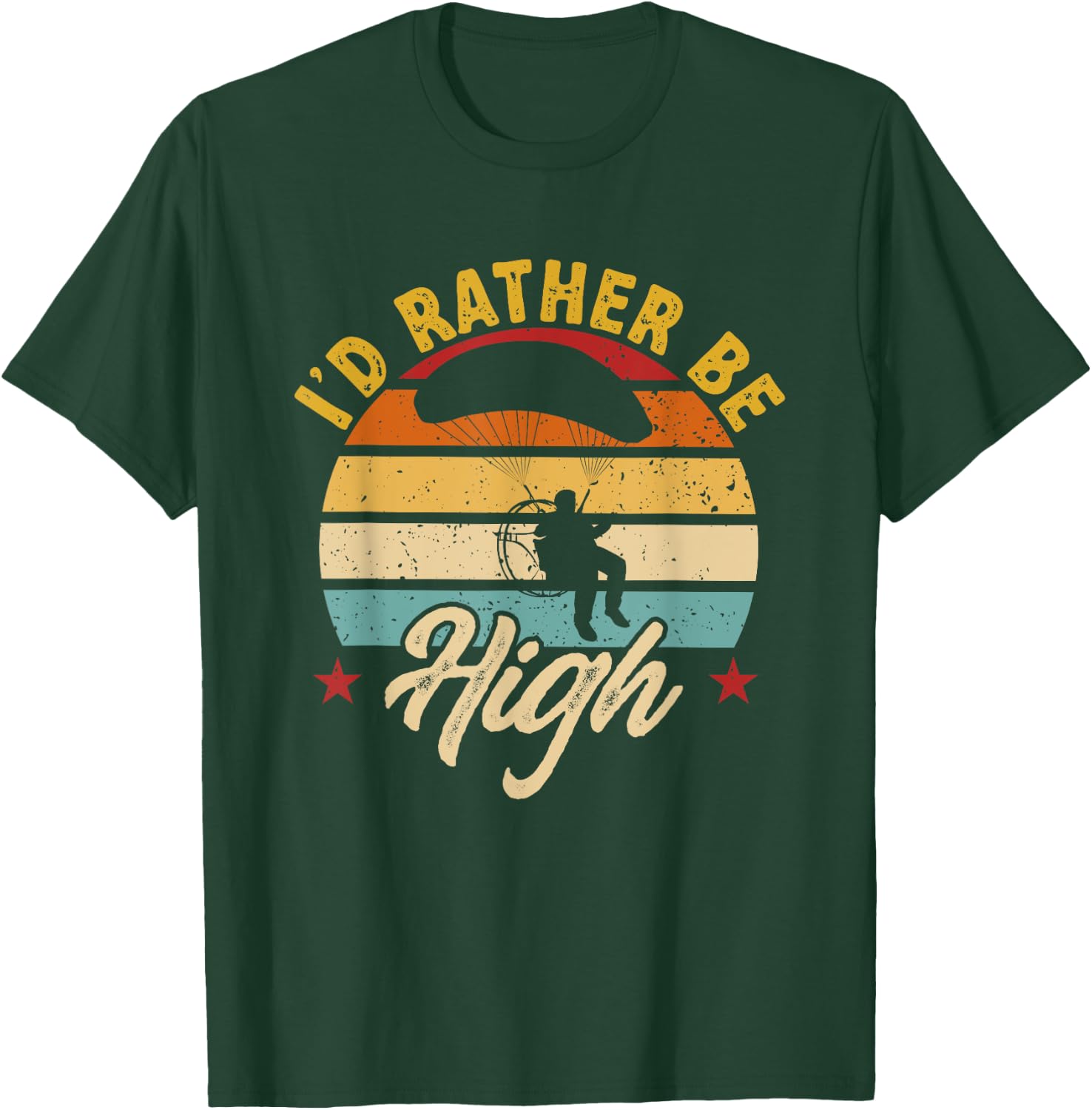 Paramotoring Powered Paraglider PPG Paramotor T-Shirt - T-Shirt | Forest