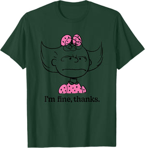 Peanuts - Sally Fine Thank You T-Shirt - T-Shirt | Forest