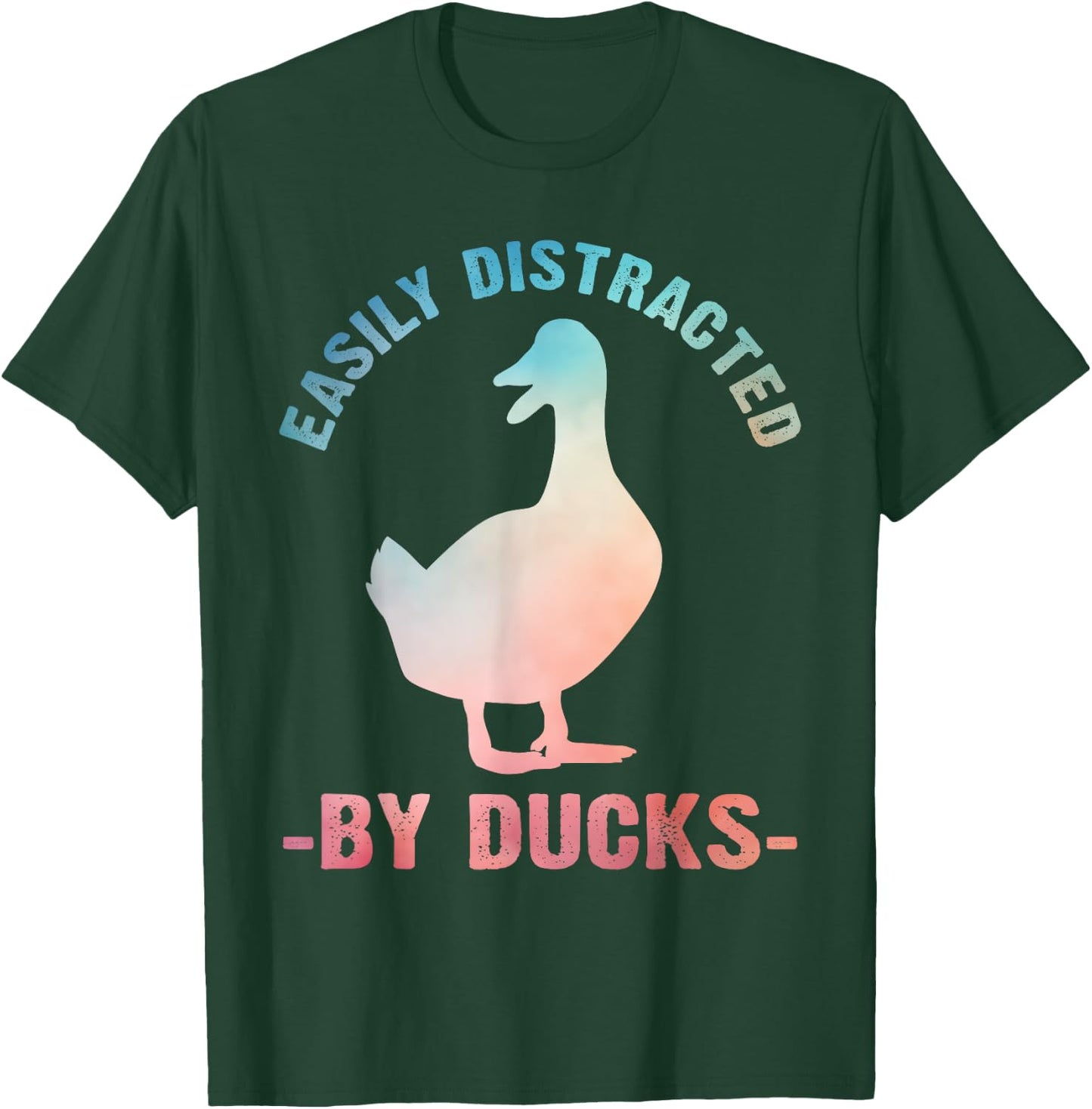 Cute Duck Design Women Aquatic Bird Duck Lovers T-Shirt - T-Shirt | Forest