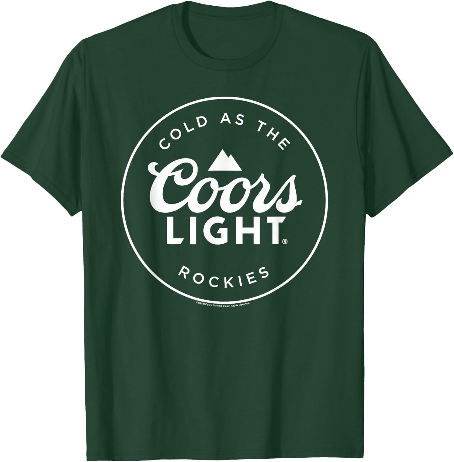 Coors Light - Coors Logo Badge T-Shirt - T-Shirt | Forest